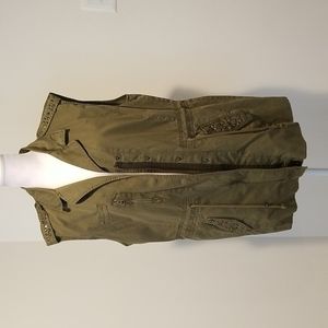 Forever 21 Army Green Utility Vest